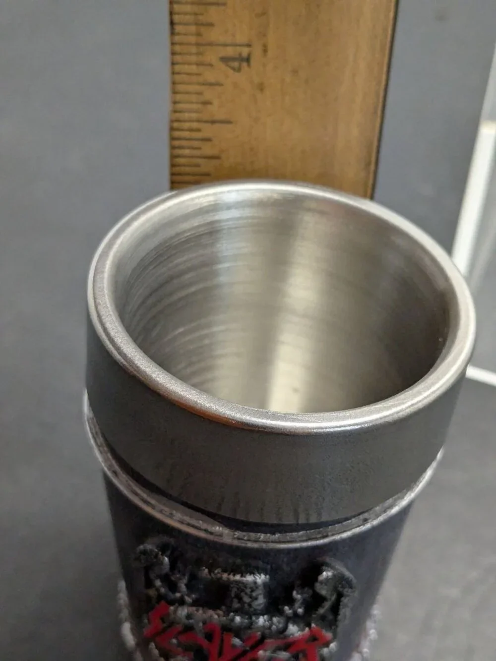Slayer Eagle Shot Glass Resin Exterior Stainless Steel Insert 4 